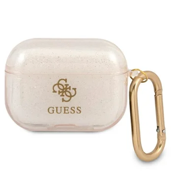 Guess Glitter Collection AirPods Pro maciņš, Zelta