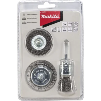 Makita D-66070 stiepļu suku komplekts, 3 gab.