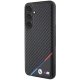 BMW Samsung Galaxy S24 Case Carbon Tricolor Line MagSafe, Black