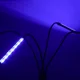 LED lampa augu audzēšanai uz statīva, 4 lokani pleci, 80 LED