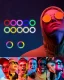 Blitzwolf BW-SL5 Pastāvīgās Dienas Gaismas Komplekts LED RGBW, 26cm ar Mini Galda Statīvu Tripodu | Vlogging RGB...