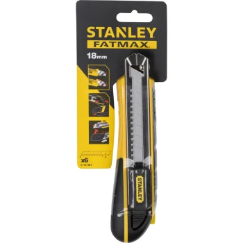 Stanley FatMax Snap-Off Cutter Knife with Magazine 18mm