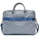 Guess 4G Printed Stripes bag for a 16" laptop - blue