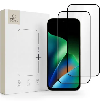 Tech-Protect Glass Fit+ aizsargstikls Xiaomi Redmi 17 4G / 5G, 2 gab., melns