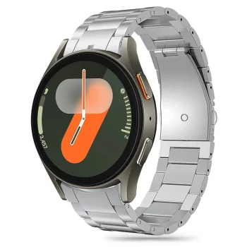 Нержавеющий ремешок Tech-Protect для Samsung Galaxy Watch 4 / 5 Pro 6 7 FE - серебристый