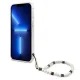 Прозрачный чехол Guess Pearl для iPhone 13 / 13 Pro с жемчужной подвеской
