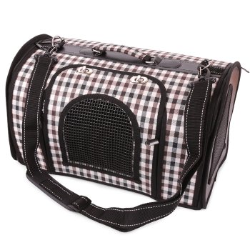 Large pet carrier bag for dogs and cats, white