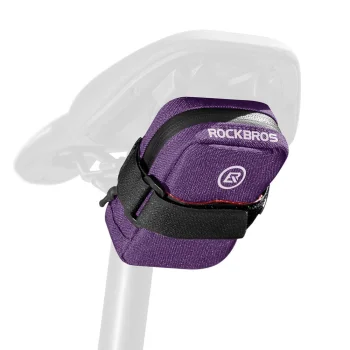 Velosipēda sēdekļa soma Rockbros F006 0.35 l - Violeta
