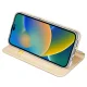Dux Ducis iPhone 14 Pro Max atverams vāciņš maciņš grāmatiņa Skin Pro, zelta