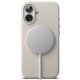 Силиконовый магнитный чехол Ringke MagSafe для iPhone 17 - бежевый