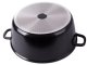 Deep Pot with Lid and Non-Stick Coating, 8 L, with Oven Mitts, Cast Aluminium