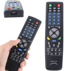 Universal remote control for TV, audio and video devices, black