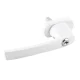 Logu rokturis ar slēdzeni 23438, Balts | Window Handle with Lock