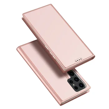 Samsung Galaxy S24 Ultra (SM-S928) DUX DUCIS Magnetic Book Case Cover, Pink | Telefona Vāciņš Maciņš Apvalks...