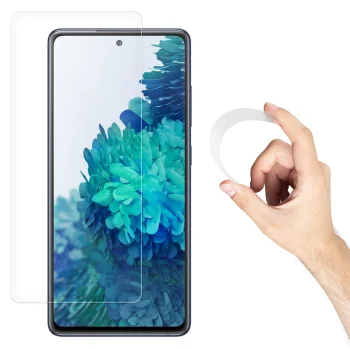 Гибридное защитное стекло Wozinsky Full Cover Flexi Nano для Samsung Galaxy A72 4G