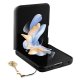 Чехол Guess 4G Charms Collection для Samsung Galaxy Z Flip 5 - коричневый