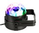 LED disco ball with sound sensor and remote control, RGB