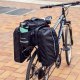 Wozinsky Large Bike Rack Bag 35L with Rain Cover, Black