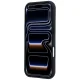 Чехол BMW M Blue Perfo Metal Logo MagSafe для iPhone 18 Pro / 17 Pro, черный