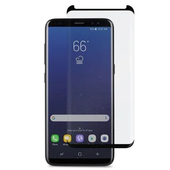 5D защитное стекло для Samsung Galaxy S8+ Plus SM-G955, черное закруглённое...