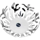 Alessi Mediterraneo augļu trauks ESI01/25, 25 cm, sudraba