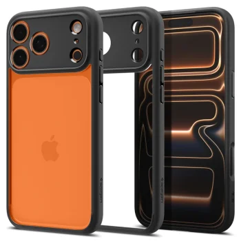 Spigen iPhone 17 Pro vāciņš Ultra Hybrid, melns