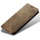 Nothing Phone 2 Jeans Cloth Texture Magnetic Book Case Cover, Khaki