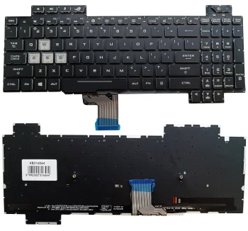 Клавиатура для Asus ROG Strix Scar GL504, с RGB подсветкой, US, черная