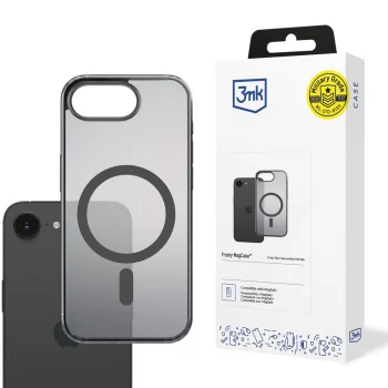 3mk Frosty MagCase vāciņš Apple iPhone 16E Melns