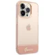 Guess iPhone 14 Pro Max vāciņš Translucent, rozā