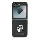 Чехол Karl Lagerfeld Saffiano Metal Pin для Samsung Galaxy Z Flip 6, Черный