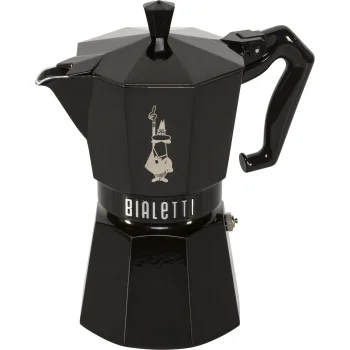 Bialetti Moka Exclusive 6TZ espresso kafijas automāts, melns