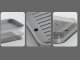 Double-Layer Kitchen Tray and Dish Drainer, 37x24.5x5 cm