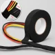 Auduma izolācijas lenta vadiem 19mm x 25m, melna
