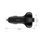 Tech-Protect CC06 3-portu PD72W auto lādētājs ar raidītāju - melns | Phone Car Charger