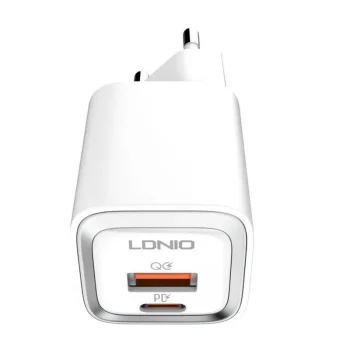 Сетевое зарядное устройство LDNIO A2318M 20W USB-C + кабель