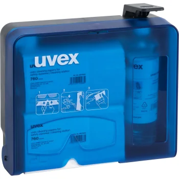 Станция для очистки очков uvex, синяя
