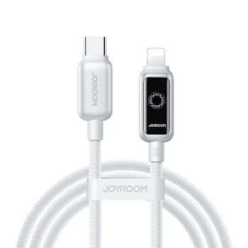 Joyroom S-A55 StarFlight USB-C - Lightning kabelis 30W 1.2m, balts