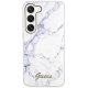 Guess Hardcase telefona vāciņš Marble Balts S23+ S916