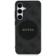 Чехол Guess 4G Round Patch Classic Logo MagSafe для Samsung Galaxy S25 Plus черный