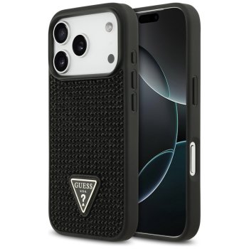 Telefona vāciņš Guess iPhone 17 Pro Rhinestone Melns | Phone Case Cover