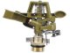 Pulsating 360 Degree Metal Lawn Sprinkler, Green