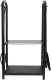Kaminer PK011 Firewood Stand with Fireplace Accessories, Black