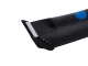 Cordless hair and beard trimmer with 4 comb attachments, black-blue