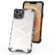 Triecienizturīgs vāciņš iPhone 14 Plus Honeycomb hibrīda apvalks, melns