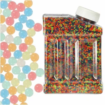 Hidrogēla bumbiņas "Orbeez" (7-8 mm) daudzkrāsu šautenes pistolei 50 000 gab., daudzkrāsainas | Hydrogel balls for...