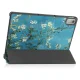 Lenovo Tab P11 Gen 2 (TB350FU) Trifold Tech-Protect SmartCase Protective Cover Case, Blue with Sakura | Чехол...