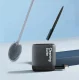 Silicone Toilet Brush Set 2-in-1 DA189, Black