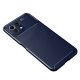 Xiaomi Mi 11 Lite Shock-proof Carbon Fiber Texture Ultra Slim TPU Phone Case Cover, Blue | Telefona Vāciņš Maciņš...