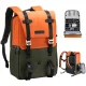 K&F Concept Urban Wander 20L fotomugursoma, oranža
